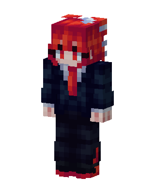 Red Haired Suit skin, 3D preview