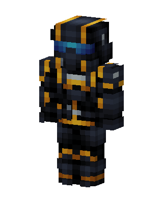 Black Masked Astronaut Boy Minecraft skin