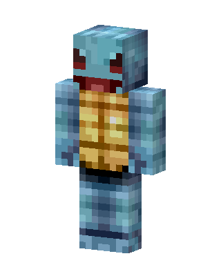 Teal Frog Minecraft skin