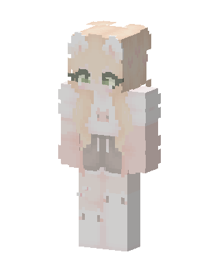 Pastel Cat Girl Minecraft skin
