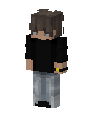 Casual Hoodie Boy skin, 3D preview