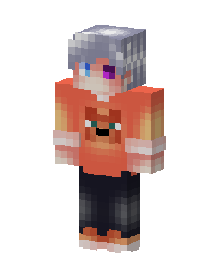 Orange Player Boy Minecraft skin