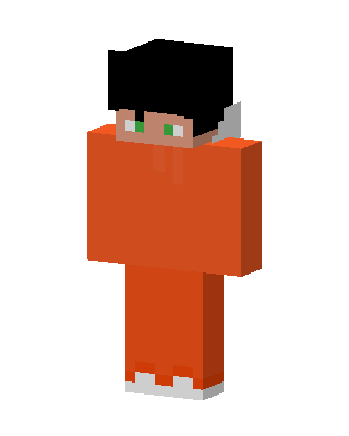 Orange Jumpsuit skin, 3D preview