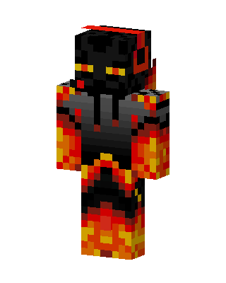 Black Glowing Villain Boy Minecraft skin