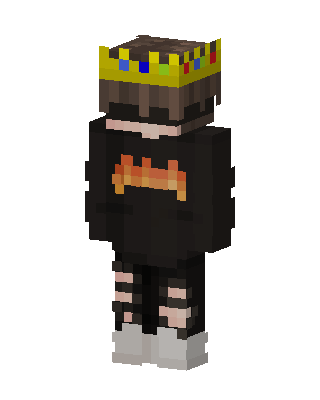 Crowned Flame Hoodie Minecraft skin