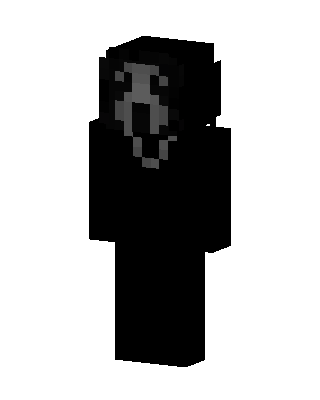 Black Villain Boy skin, 3D preview