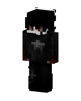 Black Villain Boy skin, 3D preview