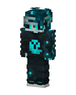 Black Gamer Boy skin, 3D preview
