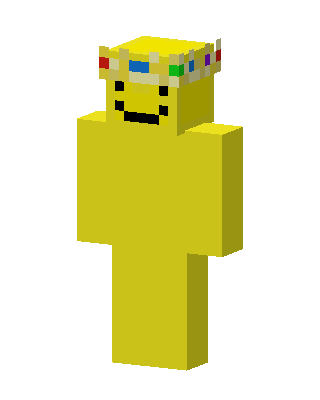 Crowned Smiley skin, 3D preview