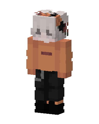 Orange Player Minecraft skin