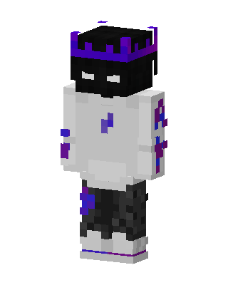 White Hero Boy skin, 3D preview