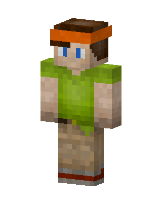 Jungle Explorer skin, 3D preview