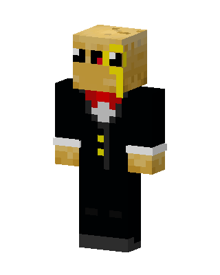 Potato Gentleman skin, 3D preview