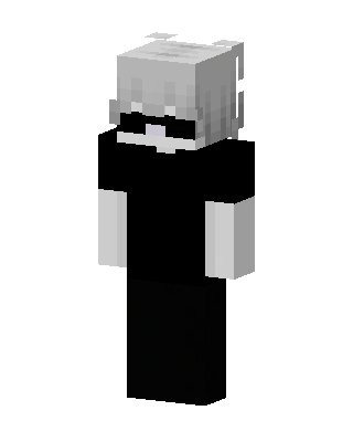 Monochrome Mask Boy skin, 3D preview