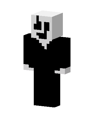 Black Masked Villain Minecraft skin