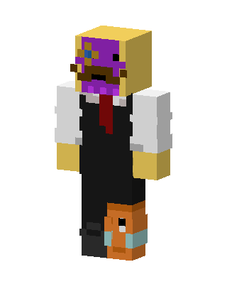 Purple Masked Gentleman Minecraft YouTuber skin