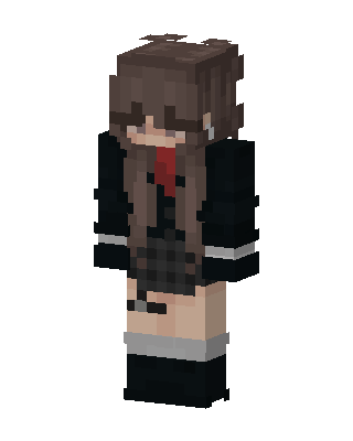 Uniform Girl skin, 3D preview