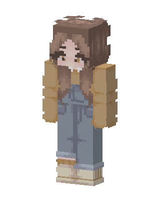 Gray Player Girl Minecraft cute skin