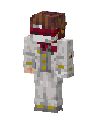 White Worker Boy skin, 3D preview