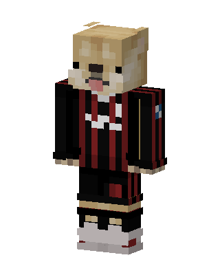 Black Athlete Boy skin, 3D preview
