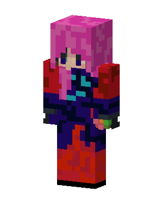 Crimson Plugsuit Minecraft e-girl skin