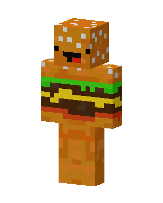 Burger Buddy skin, 3D preview