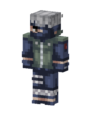 Kakashi Hatake skin, 3D preview
