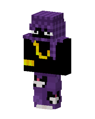 Purple Villain skin, 3D preview