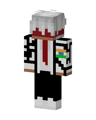 White Suit Boy skin, 3D preview