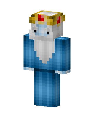 Blue King Minecraft skin
