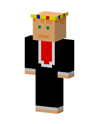 Crowned Gentleman skin, 3D preview