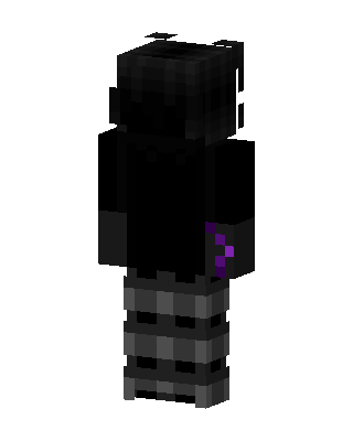 Shadow Enderman skin, 3D preview