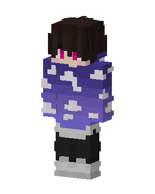 Cloud Hoodie skin, 3D preview