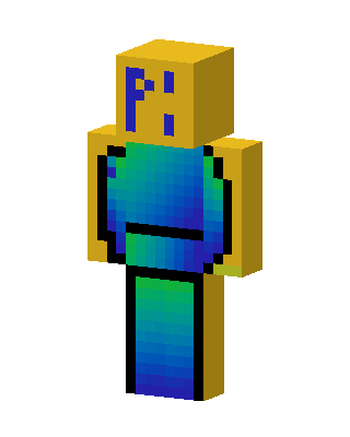 Blue Costume Boy skin, 3D preview