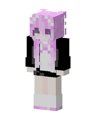 Pink Maid Girl skin, 3D preview