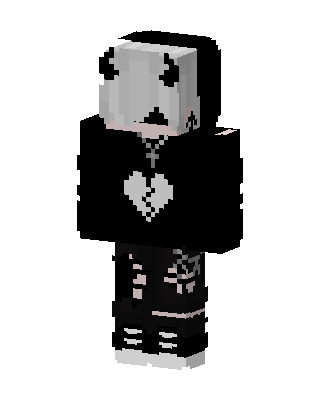 Black Hoodie skin, 3D preview