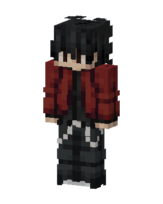 Crimson Jacket Boy skin, 3D preview