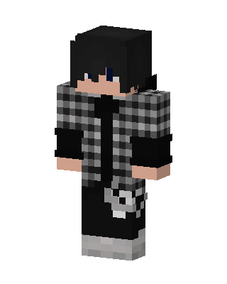Black Suit Boy skin, 3D preview