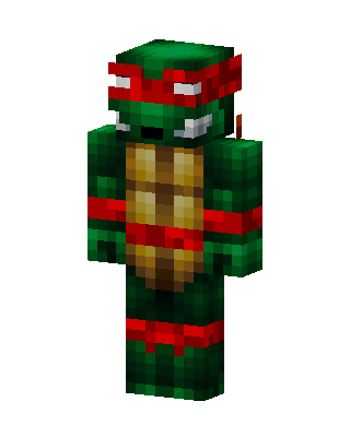 Raphael skin, 3D preview