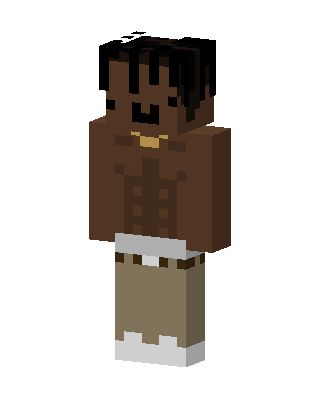 Dreadlock Streetwear skin, 3D preview
