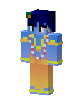 Lord Krishna skin, 3D preview