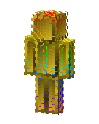 Golden Statue skin, 3D preview
