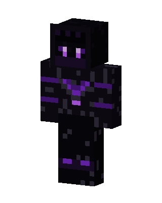 Obsidian Enderling skin, 3D preview