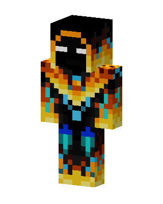 Black Player skin, 3D preview