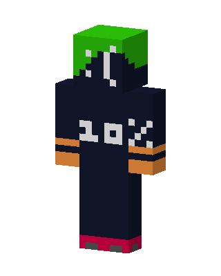 Slime Hood 10X skin, 3D preview