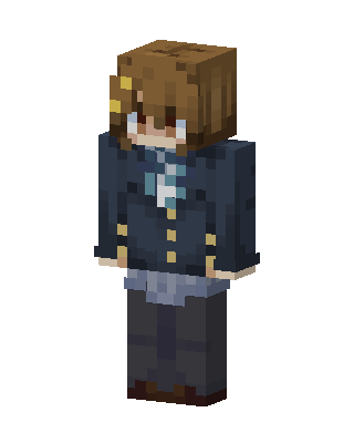 Yui Hirasawa skin, 3D preview