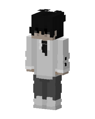 Monochrome Hoodie skin, 3D preview