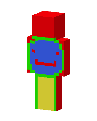 Smiley Chrome skin, 3D preview