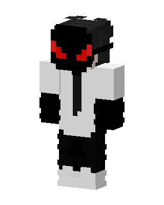 White Player Boy skin, 3D preview