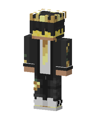 Black Player Boy skin, 3D preview